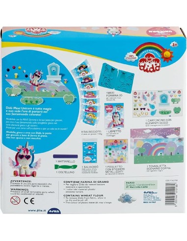 Didò Maxi Unicorn Playset Modeling Clay EOLF365700 Fila | Futurartshop.com