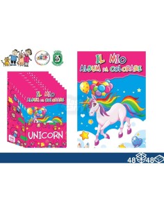 Album da Colorare Unicorn A4 16 Pagine Unicorni Magici Bambine EOL5925  | Futurartshop.com