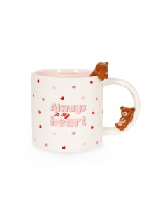 Stoneware Mug Always in my Heart Valentine's Gift LEGAMUG0001 Legami Milano | Futurartshop.com