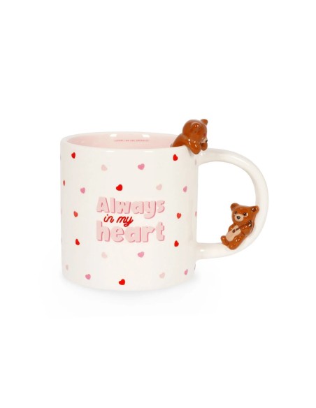 Tazza Gres Always in my Heart Regalo San Valentino LEGAMUG0001 Legami Milano | Futurartshop.com