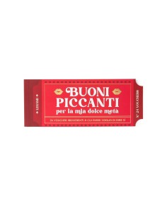 Spicy Sex Vouchers 24 Hot Coupons Couple Gift Idea LEGSXC0002 Legami Milano | Futurartshop.com