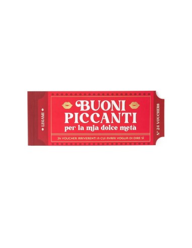 Blocchetto da 24 Voucher Piccanti - Sex Vouchers Spicy LEGSXC0002 Legami Milano | Futurartshop.com