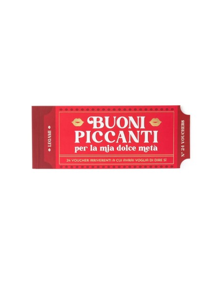 Blocchetto da 24 Voucher Piccanti - Sex Vouchers Spicy LEGSXC0002 Legami Milano | Futurartshop.com