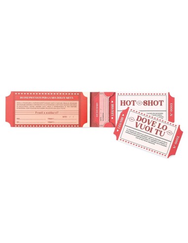 Spicy Sex Vouchers 24 Hot Coupons Couple Gift Idea LEGSXC0002 Legami Milano | Futurartshop.com