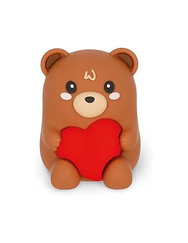 Light-Up Pencil Sharpener Teddy Bear Heart Kids Gift LEGPSL0004 Legami Milano | Futurartshop.com