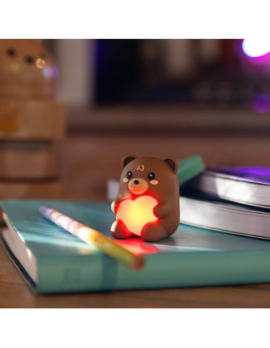 Light-Up Pencil Sharpener Teddy Bear Heart Kids Gift LEGPSL0004 Legami Milano | Futurartshop.com