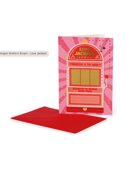 Valentine's Day Scratch & Discover Greeting Card LEGBGS0010 Legami Milano | Futurartshop.com