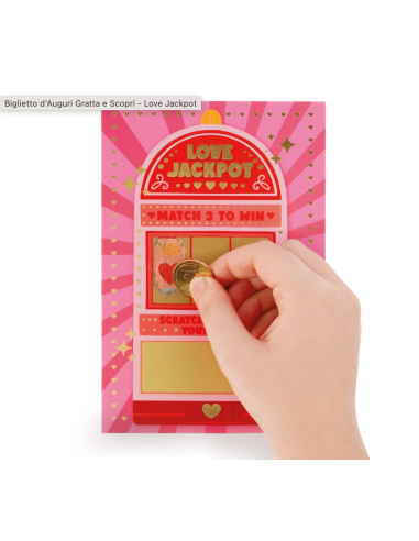 Valentine's Day Scratch & Discover Greeting Card LEGBGS0010 Legami Milano | Futurartshop.com