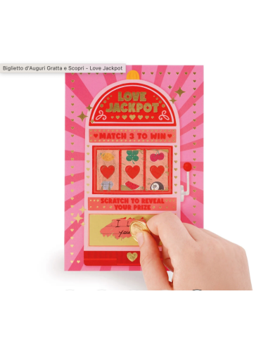 Valentine's Day Scratch & Discover Greeting Card LEGBGS0010 Legami Milano | Futurartshop.com