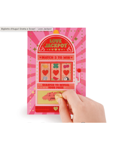 Valentine's Day Scratch & Discover Greeting Card LEGBGS0010 Legami Milano | Futurartshop.com
