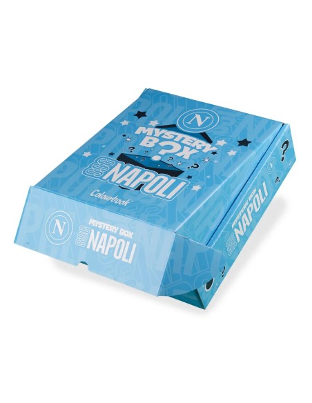 SSC Napoli Mystery Box Official Stationery Set LAGSSCN25090 Colourbook | Futurartshop.com