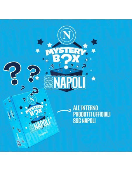 SSC Napoli Mystery Box Official Stationery Set LAGSSCN25090 Colourbook | Futurartshop.com