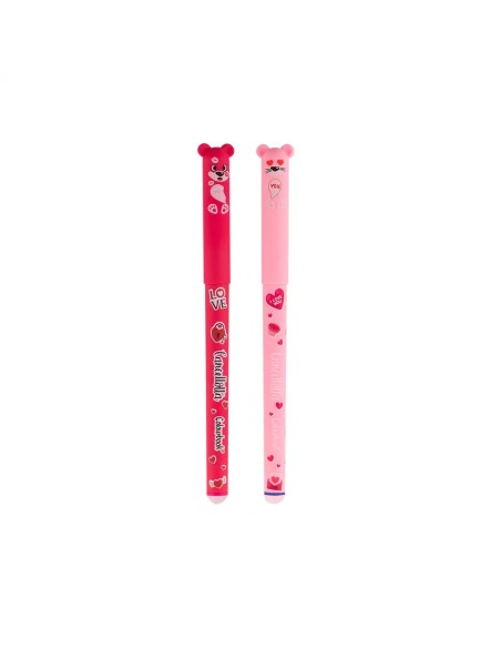 Set 2 Erasable Gel Pens Cancellotte in Love LAGCOL26011 Colourbook | Futurartshop.com