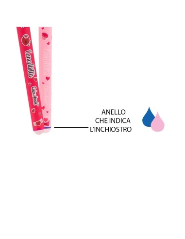Set 2 Erasable Gel Pens Cancellotte in Love LAGCOL26011 Colourbook | Futurartshop.com