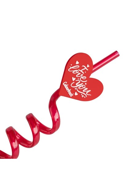 Set 4 Cannucce Riutilizzabili I Love You LAGCOL26004 Colourbook | Futurartshop.com