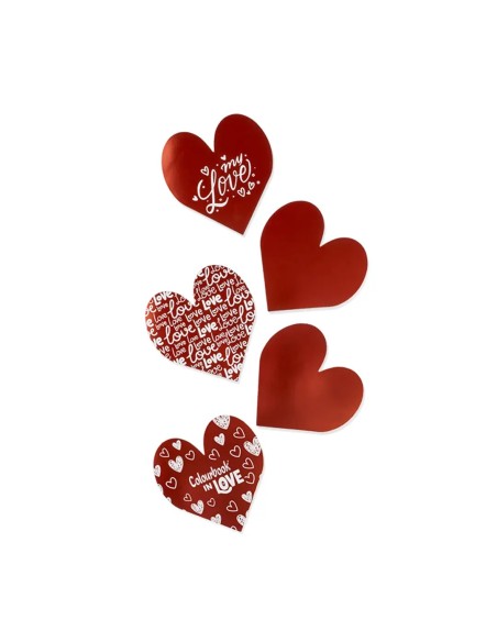 Set 6 Festoni In Love San Valentino Decorazioni LAGCOL26005 Colourbook | Futurartshop.com