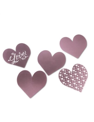 Set 6 In Love Banners Valentine's Day Decorations LAGCOL26005 Colourbook | Futurartshop.com