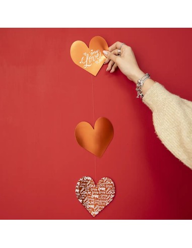 Set 6 Festoni In Love San Valentino Decorazioni LAGCOL26005 Colourbook | Futurartshop.com