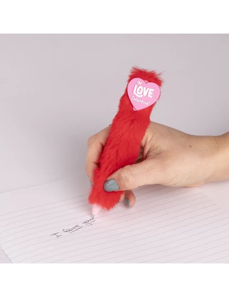 Penna a Sfera Peluche In Love San Valentino LAGCOL26008 Colourbook | Futurartshop.com