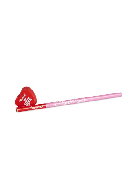 Pencil with Eraser In Love Valentine's Day HB LAGCOL26002 Colourbook | Futurartshop.com