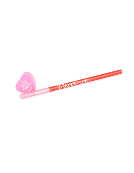 Pencil with Eraser In Love Valentine's Day HB LAGCOL26002 Colourbook | Futurartshop.com