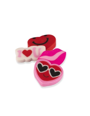 20 In Love Erasers Test Tube Valentine's Day LAGCOL26012 Colourbook | Futurartshop.com