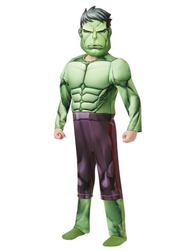 Costume Hulk Deluxe Muscoli Bambino 5-6 (Taglia M) RUBIT640839-M Rubies | Futurartshop.com