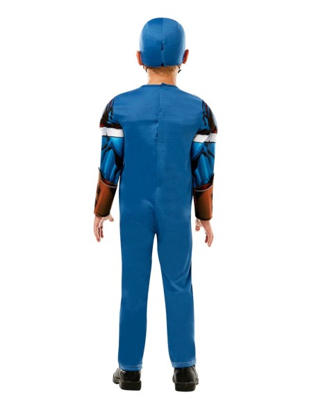 Costume Capitan America Deluxe Muscoli 5-6 Anni (Taglia M) RUBIT640833-M Rubies | Futurartshop.com