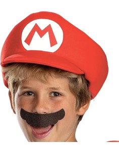 Kit Super Mario Bambino Cappello Guanti e Baffi Nintendo JAK164599 Jakks Pacific | Futurartshop.com 2