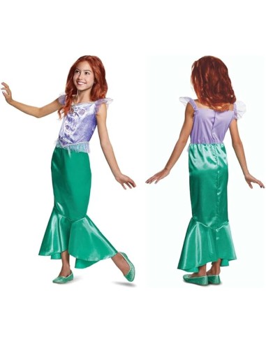 Costume Ariel La Sirenetta Classic Bambina Taglia S 5-6 Anni JAK140699L Jakks Pacific | Futurartshop.com