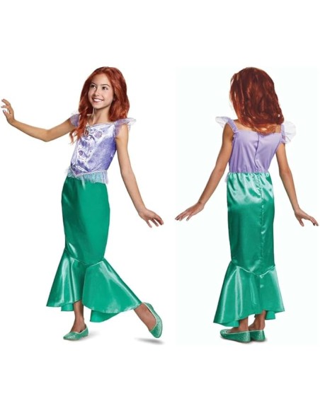 Costume Ariel La Sirenetta Classic Bambina Taglia S 5-6 Anni JAK140699L Jakks Pacific | Futurartshop.com