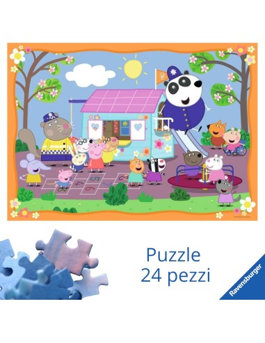 Peppa Pig Giant Puzzle 24 Pieces for Kids 70x50 cm RAV031412 Ravensburger | Futurartshop.com