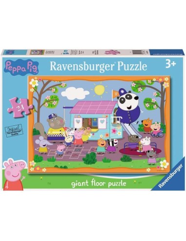 Peppa Pig Giant Puzzle 24 Pieces for Kids 70x50 cm RAV031412 Ravensburger | Futurartshop.com