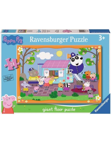 Peppa Pig Giant Puzzle 24 Pieces for Kids 70x50 cm RAV031412 Ravensburger | Futurartshop.com
