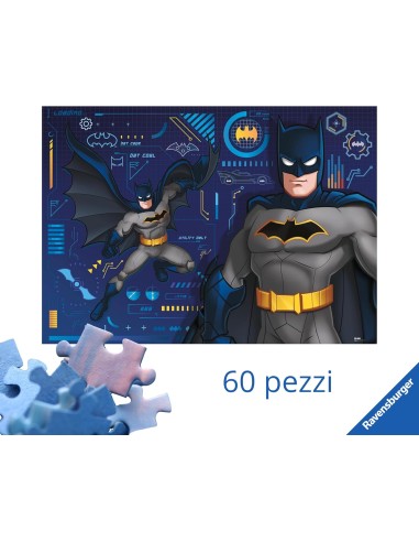 Batman Giant Puzzle 60 Pieces for Kids 70x50 cm RAV030965 Ravensburger | Futurartshop.com