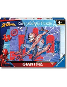 Puzzle Gigante Spider Man 24 Pezzi per Bambini 70x50 cm RAV030880 Ravensburger | Futurartshop.com