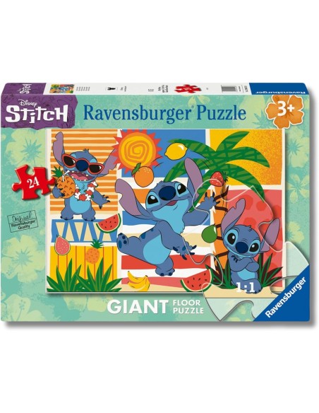 Puzzle Gigante Stitch 24 Pezzi per Bambini 70x50 cm RAV120042136 Ravensburger | Futurartshop.com