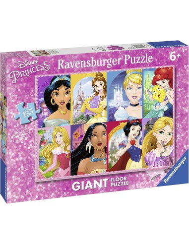 Disney Princess Giant Puzzle 125 Pieces for Kids 70x50 cm RAV097890 Ravensburger | Futurartshop.com