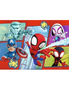 Puzzle Gigante Spidey 60 Pezzi per Bambini 70x50 cm RAV120042167 Ravensburger | Futurartshop.com 2