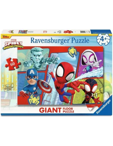 Spidey Giant Puzzle 60 Pieces for Kids 70x50 cm RAV120042167 Ravensburger | Futurartshop.com