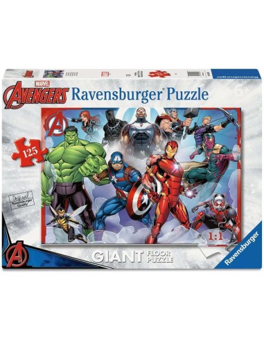 Avengers Giant Puzzle 125 Pieces for Kids 70x50 cm RAV056439 Ravensburger | Futurartshop.com