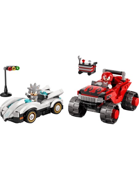 LEGO Sonic 77118 Silver's Car vs Knuckles' Monster Truck 378 Pcs LEG6588735 Lego | Futurartshop.com