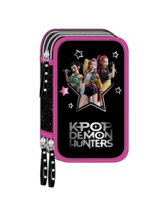 Demon Hunters Kpop Energy Triple Pencil Case 37 Pieces SAF442668857 Safta | Futurartshop.com