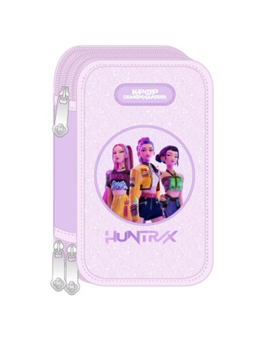 Demon Hunters Kpop Iconic Astuccio Triplo 37 Pezzi Scuola SAF442667857 Safta | Futurartshop.com
