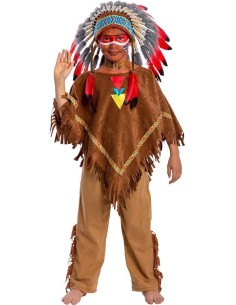 Native American Indian Cape Kids One Size Fringed Carnival Costume CAR22822 Carnival Toys | Futurartshop.com