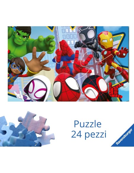 Puzzle Gigante Spidy 24 Pezzi per Bambini 70x50 cm RAV031825 Ravensburger | Futurartshop.com