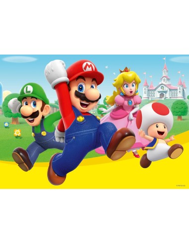 Puzzle Gigante Super Mario 24 Pezzi per Bambini 70x50 cm RAV120043256 Ravensburger | Futurartshop.com