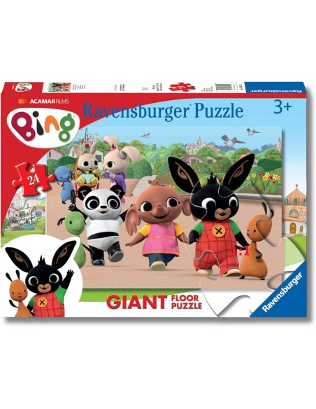 Puzzle Gigante Bing 24 Pezzi per Bambini 70x50 cm RAV030132 Ravensburger | Futurartshop.com