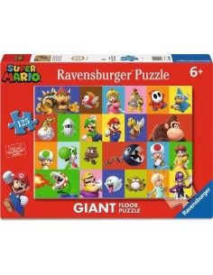 Puzzle Gigante Super Mario 125 Pezzi per Bambini 70x50 cm RAV120043300 Ravensburger | Futurartshop.com