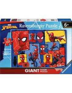 Puzzle Gigante Spider Man 125 Pezzi per Bambini 70x50 cm RAV120043317 Ravensburger | Futurartshop.com